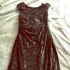 APT.9 Black and velvet dress